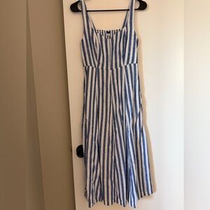 Old Navy Blue and White Striped Sundress